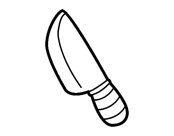 Dibuix de Ganivet de cuina per Pintar on-line