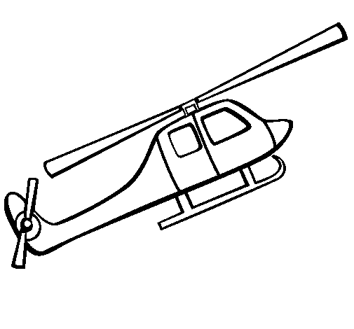 Dibuix de Helicòpter de joguina per Pintar on-line