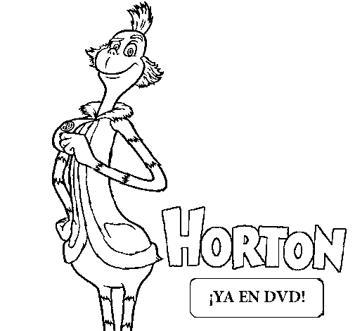 Dibuix de Horton - Alcalde per Pintar on-line