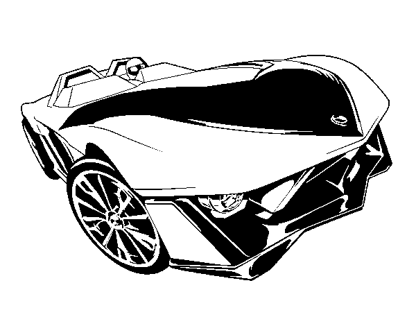Dibuix de Hot Wheels Yur So Fast per Pintar on-line