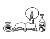 Dibujo de Llibre d'encanteris