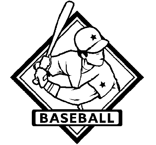 Dibuix de Logotip de beisbol  per Pintar on-line