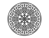 Dibuix de Mandala crop circle per pintar