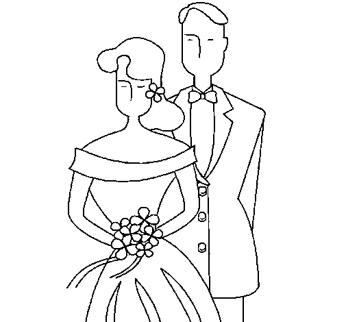Dibuix de Marit i dona II per Pintar on-line
