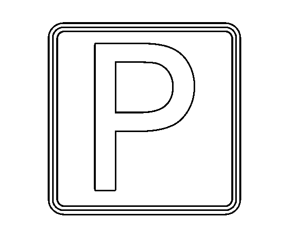 Dibuix de  Parking per Pintar on-line