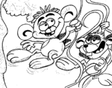 Dibuix de Petits micos per pintar