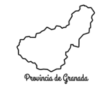 Dibuix de Província de Granada per pintar