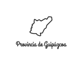 Dibuix de Provincia de Guipúzcoa per pintar