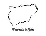 Dibuix de Província de Jaén per pintar