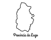 Dibuix de Província de Lugo per pintar