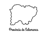 Dibuix de Província de Salamanca per pintar