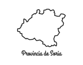 Dibuix de Província de Sòria per pintar