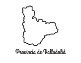 Dibuix de Província de Valladolid per pintar
