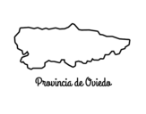 Dibuix de Província d'Oviedo per pintar