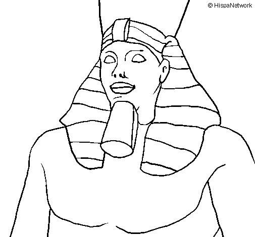 Dibuix de Ramsès II per Pintar on-line