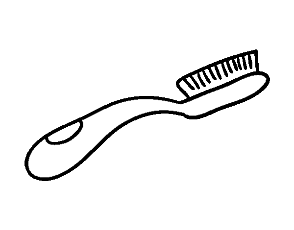 Dibuix de Raspall de dents infantil per Pintar on-line