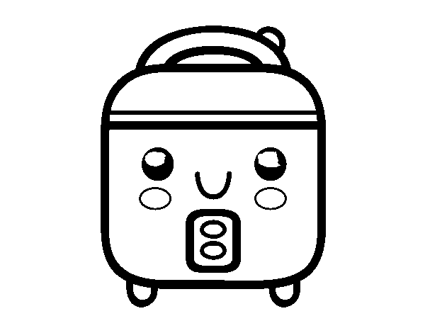 Dibuix de Robot de cuina per Pintar on-line