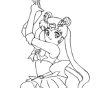 Dibujo de Serena de Sailor Moon