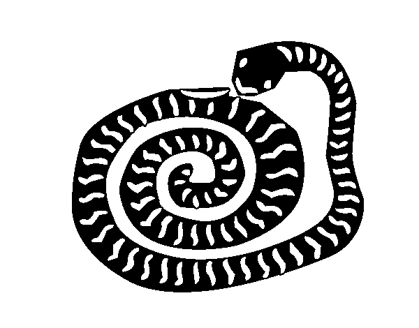 Dibuix de Sigen de la serp per Pintar on-line
