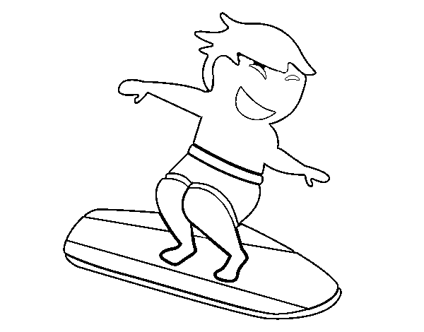 Dibuix de Surf amb taula per Pintar on-line