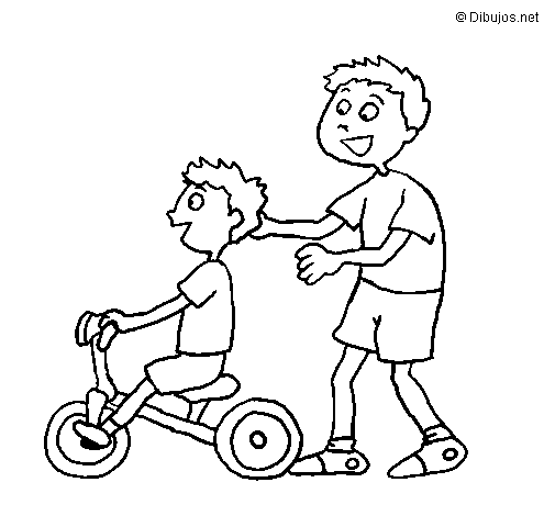 Dibuix de Tricicle per Pintar on-line