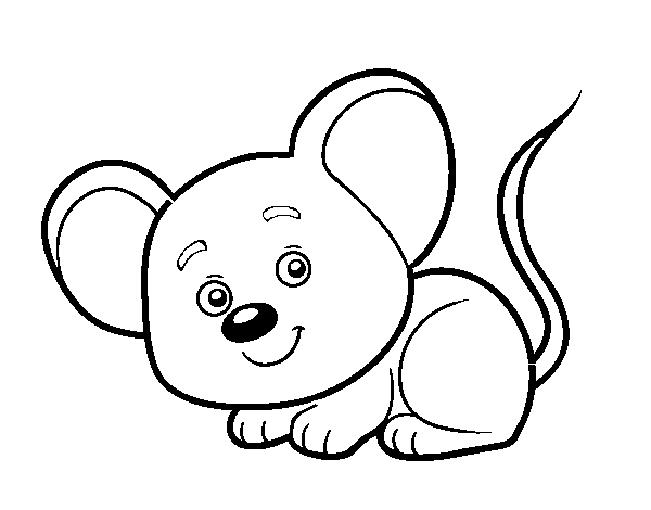 Dibuix de Un ratolí per Pintar on-line