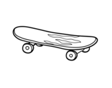 Dibuix de Un skate per pintar