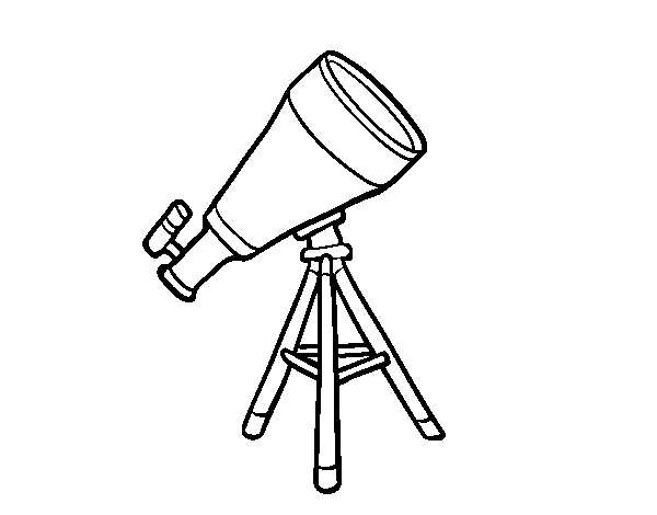 Dibuix de Un telescopi per Pintar on-line
