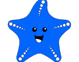 Dibuix Estrella de mar pintat per kjuy