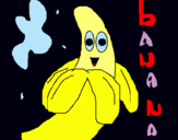 Dibuix Banana pintat per elisa.n.b...