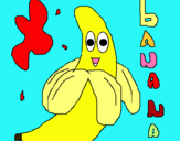 Dibuix Banana pintat per mary