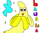 Dibuix Banana pintat per marti