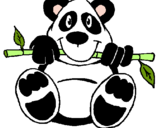 Dibuix Ós Panda pintat per Ós