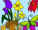 Dibuix Fauna i flora pintat per Alba A,