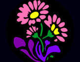 Dibuix Gravat amb flors pintat per júlia anglada
