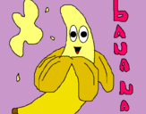 Dibuix Banana pintat per daniella