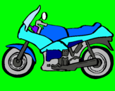 Dibuix Motocicleta pintat per anna cabrera mateu