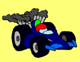 Dibuix Cotxe de Fórmula 1 pintat per eric