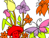 Dibuix Fauna i flora pintat per ernest