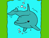 Dibuix Dofí pintat per marta =)