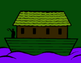Dibuix Arca de Noe pintat per adddddddddddddddddddddddd