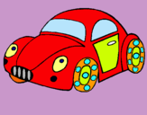 Dibuix Cotxe de joguina  pintat per arianna