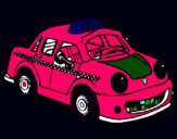 Dibuix Herbie taxista pintat per x/cxhdjdjhxdfjcjdsbdesadd