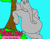 Dibuix Horton pintat per maria neus adrover mas