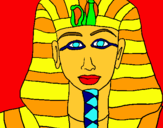 Dibuix Tutankamon pintat per  bachs