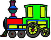 Dibuix Tren pintat per Alex