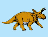 Dibuix Triceratops pintat per GERARD