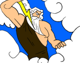 Dibuix Déu Zeus pintat per xevi-alonso