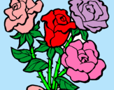 Dibuix Ram de roses pintat per XXXXXXXXXXXXXXXXXXXXXXXXX