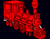 Dibuix Tren pintat per BERNAT